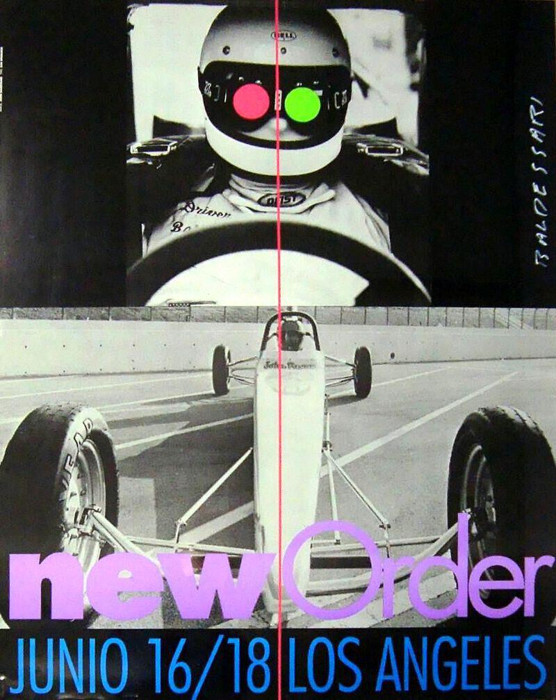 New Order Los Angeles Concert Poster by John Baldessari