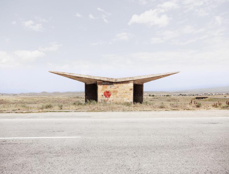 Soviet Bus Stops by Christopher Herwig